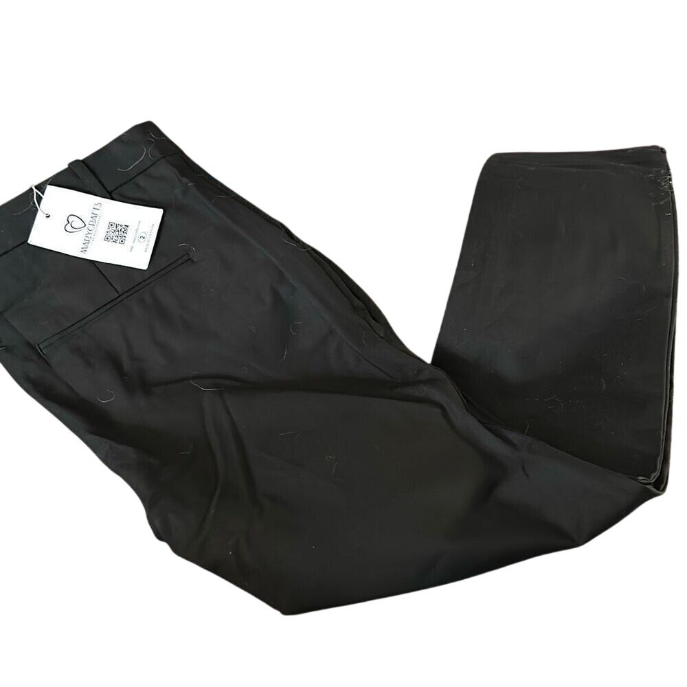 Marycrafts Women's Work Ankle Dress Pants. Black. Size‎ 2.